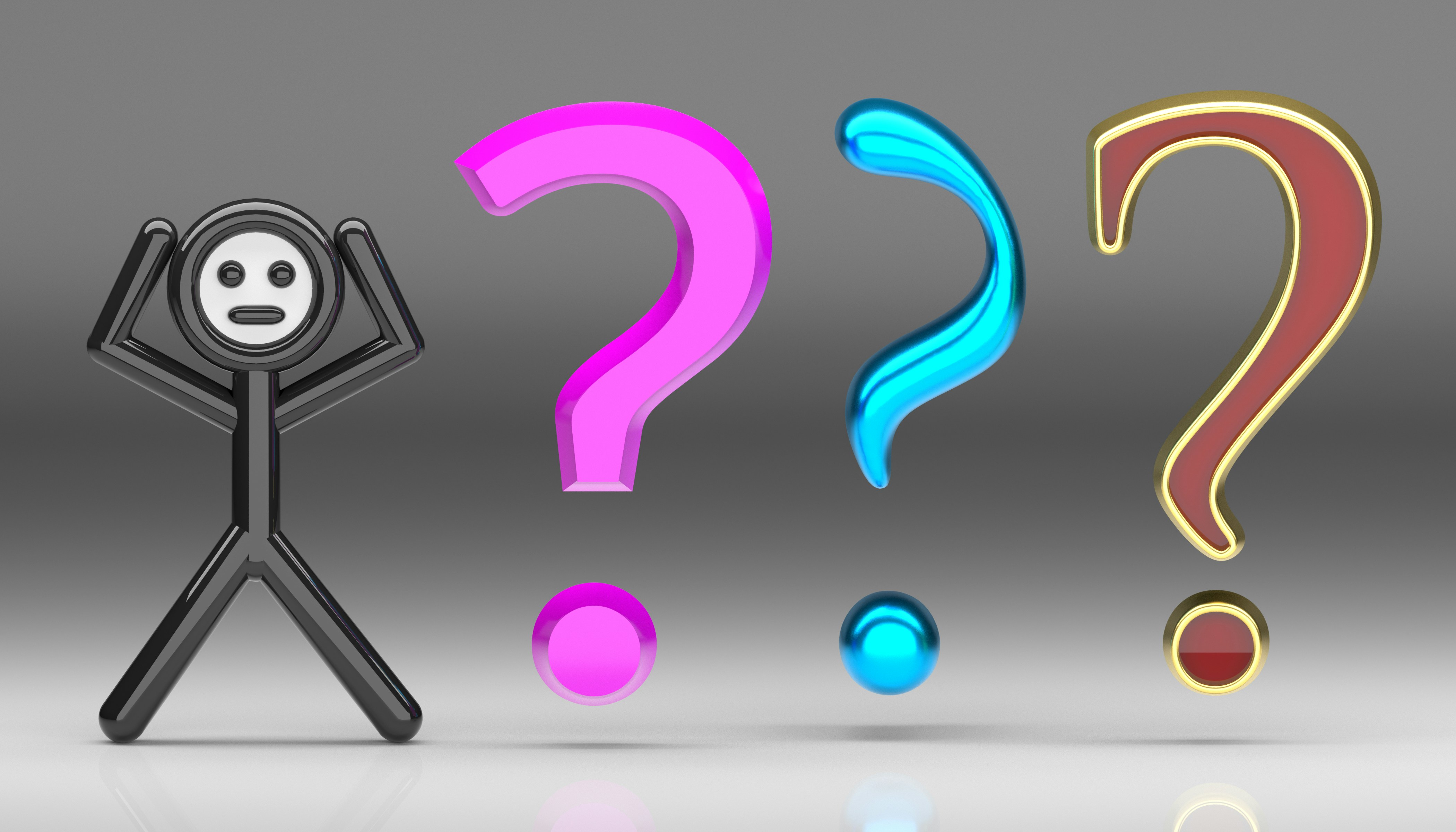 question mark